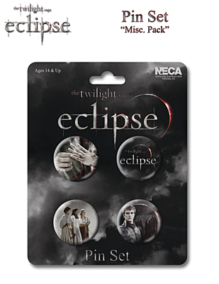 Eclipse / Zatmění - Odznak 4ks, Misc. pack (Twilight Saga / Stmívání) 22071