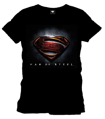 Superman: Man of Steel - Tričko Logo Black