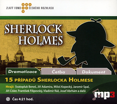 15 případů Sherlocka Holmese (MP3 CD)
