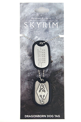 Elder Scrolls 5: Skyrim - Dog Tags Dragonborn