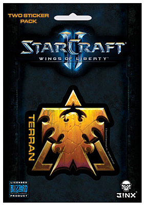 StarCraft 2: Wings of Liberty - samolepky Terran