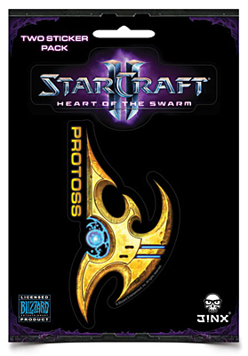 StarCraft 2: Heart of the Swarm - samolepky Protoss