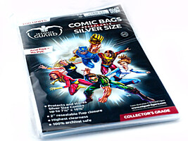 Comic Bags - Resealable Silver Size (7 1/8"x10 3/8") (100ks) Ultimate Guard