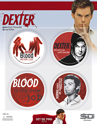 Dexter - placky 4ks set B