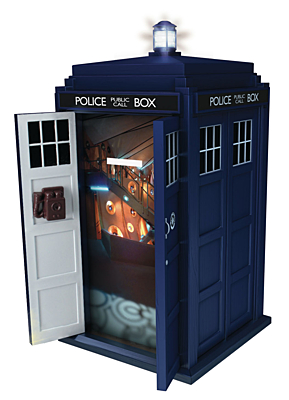 Doctor Who - Tardis pokladnička se zvukovými a světelnými efekty