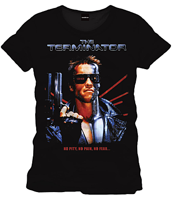 Terminator - Tričko No Pity, No Pain, No Fear