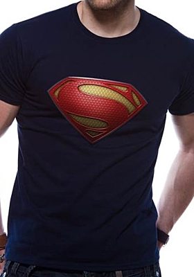 Superman: Man of Steel - Tričko Textured Logo