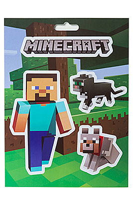 Minecraft - samolepky Steve Pets