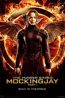 Hunger Games - plakát - Mockingjay part 1 Katniss 61x91 cm