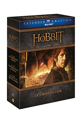 BD - Hobit kolekce 1-3 - Prodloužená verze (9 Blu-ray)