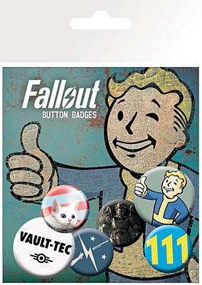 Fallout - placky 6ks mix