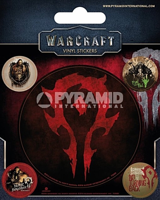 WarCraft - Sada 5 samolepek - Horda