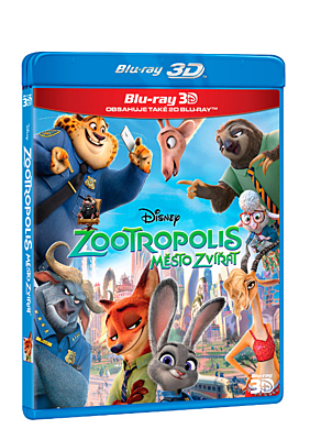 BD - Zootropolis: Město zvířat (2 Blu-ray 3D+2D)