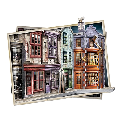 Harry Potter - 3D Puzzle - Diagon Alley (Příčná ulice)