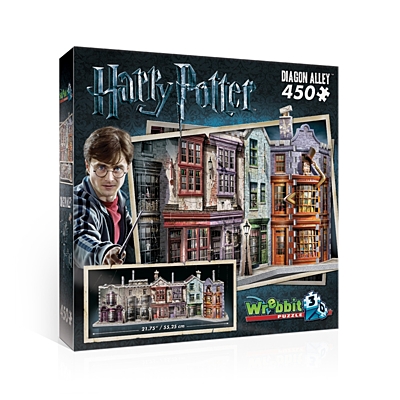 Harry Potter - 3D Puzzle - Diagon Alley (Příčná ulice)