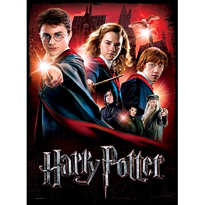 Harry Potter - Poster Puzzle - Hogwarts (Bradavice)