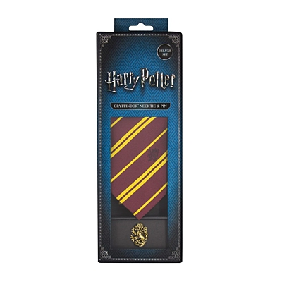 Harry Potter - Kravata a odznáček Nebelvír Deluxe Box