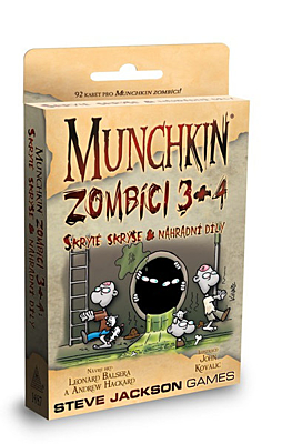 Munchkin - Zombíci 3+4: Skryté skrýše + Náhradní díly