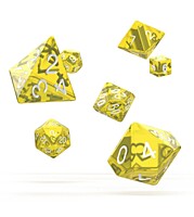 Sada 7 RPG kostek - Translucent Yellow