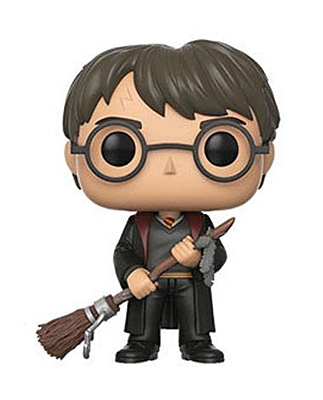 Harry Potter - Harry Potter with Firebolt and Feather Special Edition POP Vinyl Figure