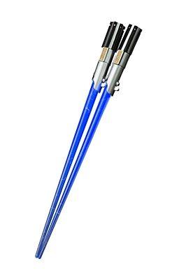 Star Wars - Svítící jídelní hůlky Rey Lightsaber