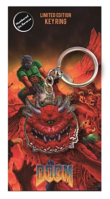 Doom - kovová klíčenka Cacodemon Limited Edition 4 cm