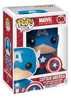 Marvel Comics - Captain America POP Vinyl Bobble-Head Figure