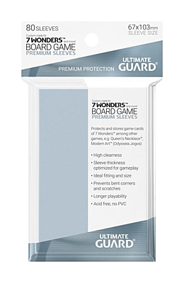 Ultimate Guard - Obaly Soft Premium Board Game - 7 Wonders (80 ks)