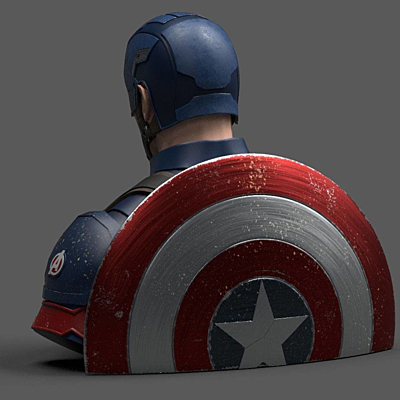 Avengers: Endgame - Captain America pokladnička 20 cm