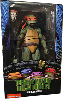 Teenage Mutant Ninja Turtles (TMNT) - 1990 Movie - Michelangelo Action Figure 18 cm