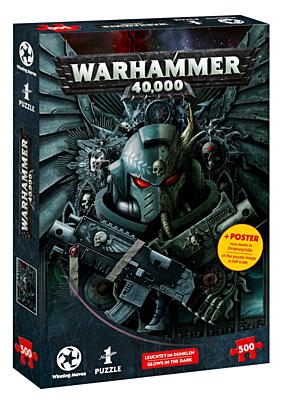 Warhammer 40000 - Dark Imperium svítící puzzle (500)