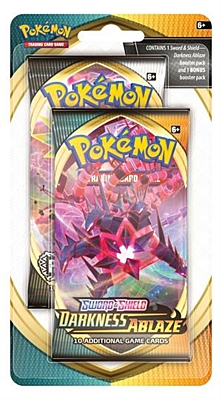 Pokémon: Sword and Shield #3 - Darkness Ablaze 2-pack Blister Display