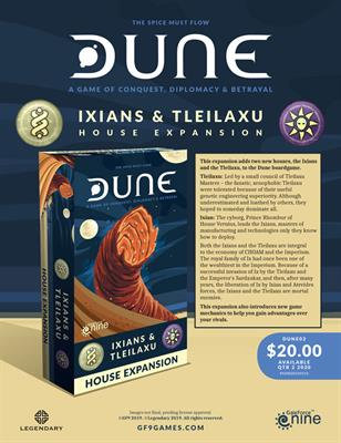 Dune - Board Game - The Ixians and the Tleilaxu House Expansion