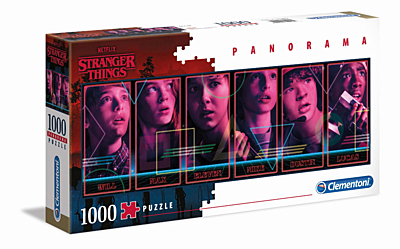 Stranger Things - Panorama Puzzle - Characters (1000)