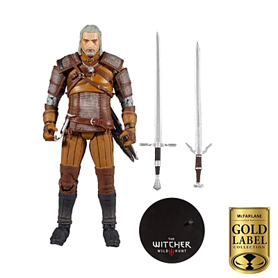 Zaklínač - Witcher 3: Wild Hunt - Geralt of Rivia (Gold Label Series) Action Figure 18 cm