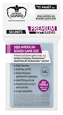 Ultimate Guard - Obaly Soft Premium Mini American Board Game Size