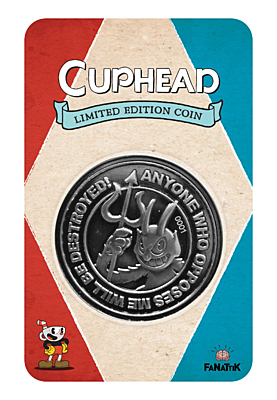 Cuphead - Sběratelská mince - Devil, Cuphead and Mugman