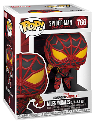 Marvel Spider-Man: Miles Morales - Miles Morales (Strike Suit) POP Vinyl Bobble-Head Figure