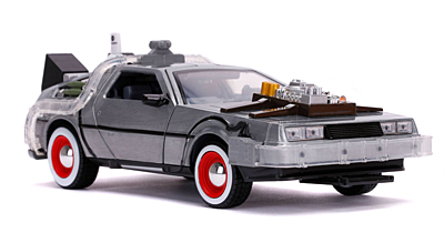 Back to the Future III - DeLorean Time Machine 1/24 - Hollywood Rides Diecast Model