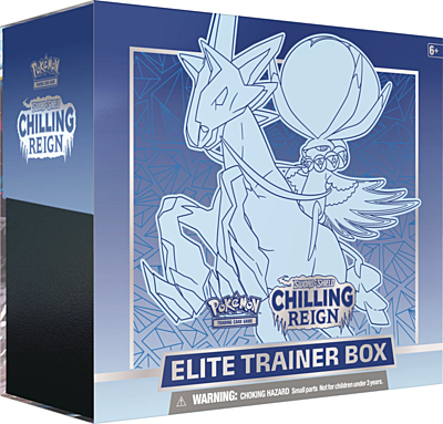 Pokémon: Sword and Shield #6 - Chilling Reign Elite Trainer Box - Ice Rider Calyrex