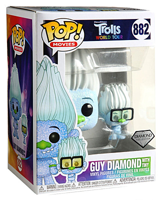 Trolls: World Tour - Guy Diamond with Tiny (Diamond Collection) POP Vinyl Figure