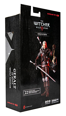 Zaklínač - Witcher 3: Wild Hunt - Geralt (Wolf Armor) Action Figure 18 cm