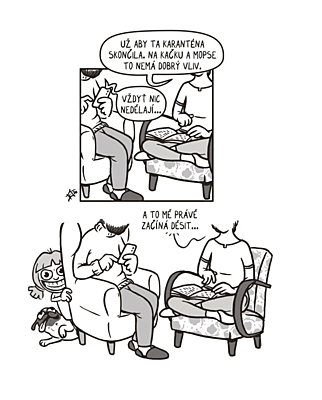 Kačka & Mops - Placatý komiks