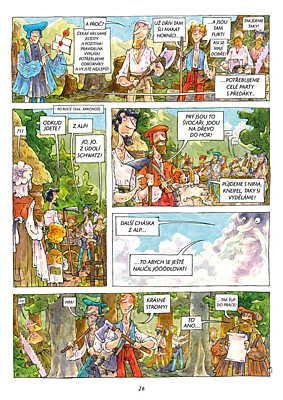 Příběhy z Krkonoš v komiksech