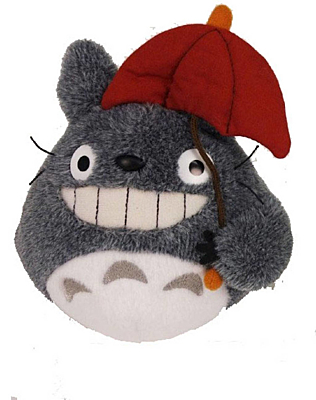 My Neighbor Totoro - Plyšák Totoro with Red Umbrella 16 cm