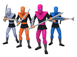 Teenage Mutant Ninja Turtles - Foot Soldiers 4-pack Action Figure 13 cm (BST AXN)
