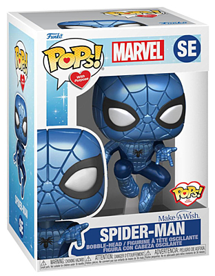 Marvel - Make a Wish - Spider-Man (Metallic) POP Vinyl Bobble-Head Figure