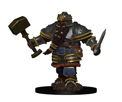 Figurka D&D - Dwarf Male Fighter - Painted (Dungeons & Dragons: Icons of the Realms Premium Miniatures)