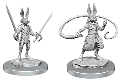 Figurka D&D - Harengon Rogues - Unpainted (Dungeons & Dragons: Nolzur's Marvelous Miniatures)