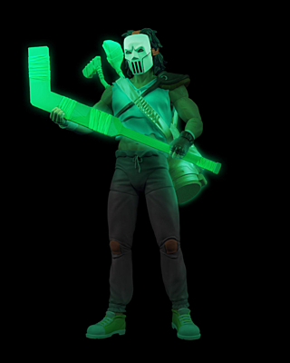 Teenage Mutant Ninja Turtles - Casey Jones (Skull Face Glow in the Dark) Action Figure (SDCC 2022 Convention Exclusive)